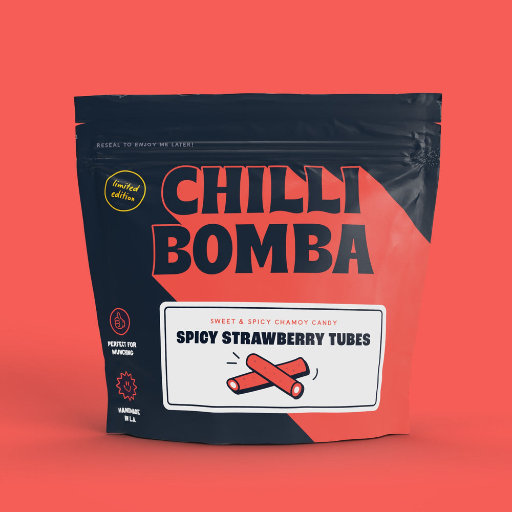 Spicy Strawberry Tubes