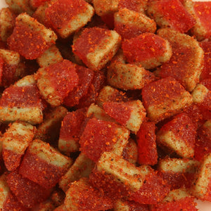 Chilli Bomba Watermelon Slices, chili chamoy candy hand-made in LA
